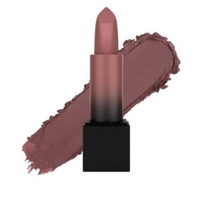 Huda Beauty Power Bullet Matte Lipstick "Dirty Thirty" Brown Full Size New BNIB